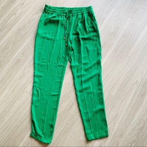 Zara green jogger size small